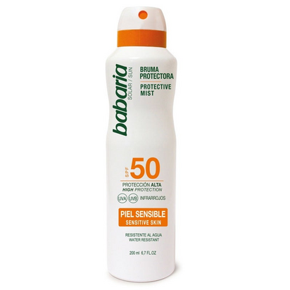 Babaria Bruma Protetor Solar SPF50 Peles Sensíveis 200ml